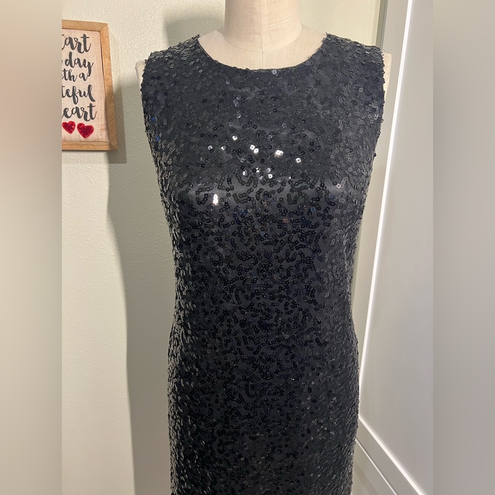 TAHARI sequin dress